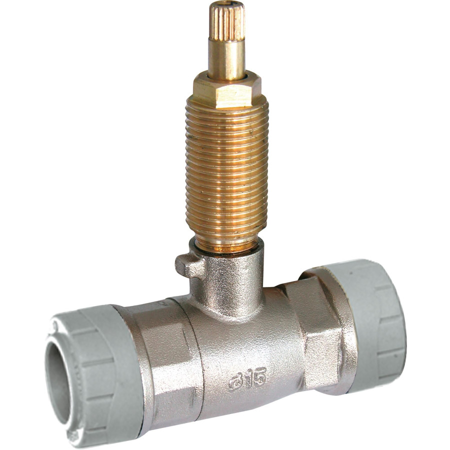 Válvula de Polibutileno Empotrar 22 mm