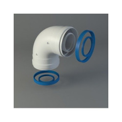 FIG Codo Coaxial 80/110 mm 90º Hembra - Hembra