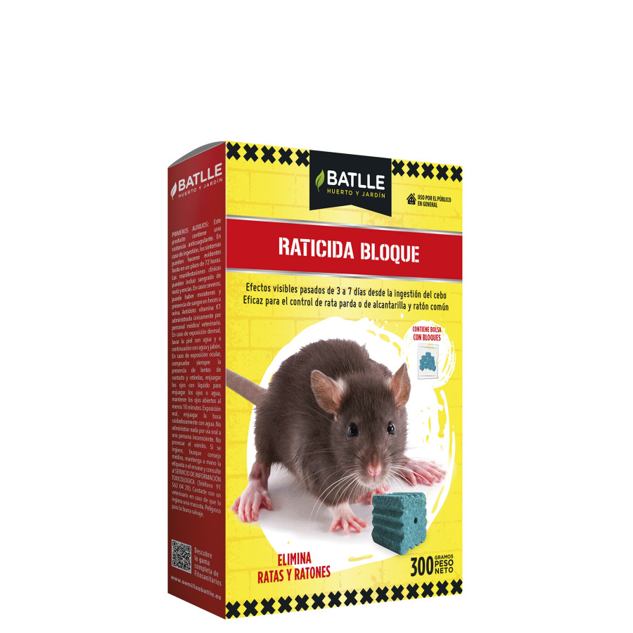 Raticida Cebo en Bloque