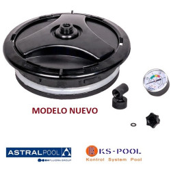 ASTRALPOOL Tapa y Junta Filtro Rapid Pool con Manómetro