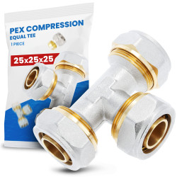 Te PEX/MC Compresión 25 mm