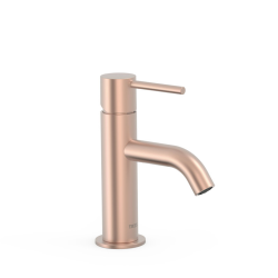 TRES Study Monomando Lavabo Dorado Rosa Mate