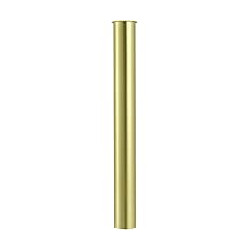 Tubo Metálico con Pestaña 32 mm x 300 mm Dorado (Metro)
