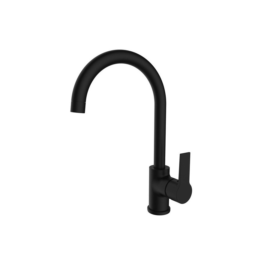 CLEVER Grifo Monomando Fregadero Negro Go 2