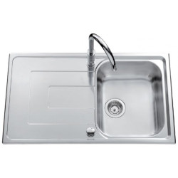 Fregadero 1 Seno  Escurridor Cuadrado 860 x 500 mm