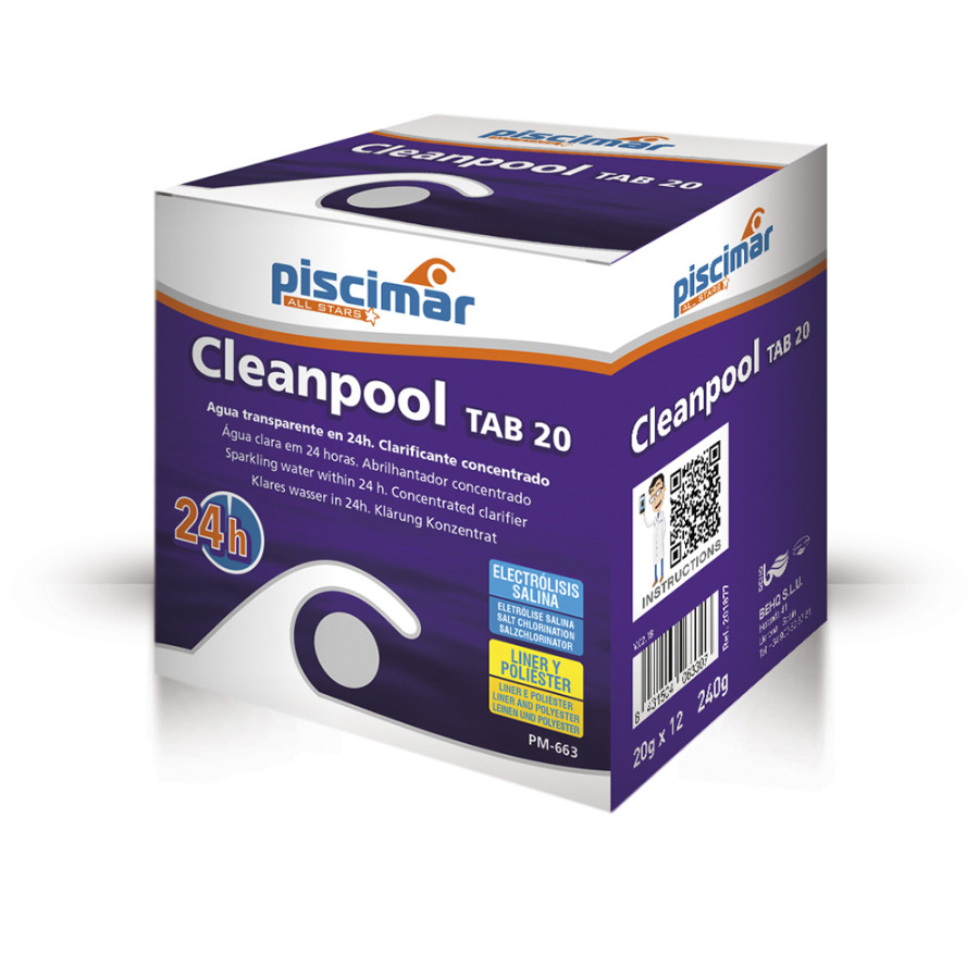 PISCIMAR Cleanpool Tab 20 240 gr