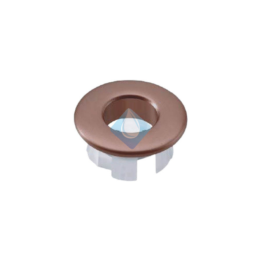 Embellecedor Rebosadero Lavabo Cobre