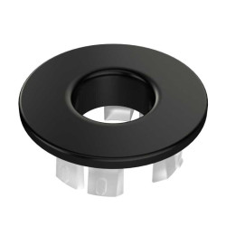 Embellecedor Rebosadero Lavabo Negro