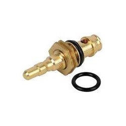 Plafón Ciego Dorado con Tornillo