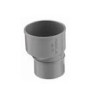 Reducción PVC 90 a 80 mm Gris