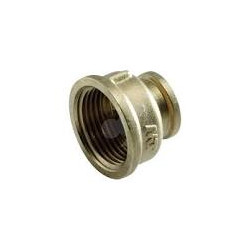 Reducción de Latón Hembra - Hembra 3/4 x 1/2