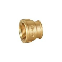 Reducción de Latón Hembra - Hembra 1 x 3/4