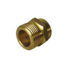 Reducción de Latón Hexagonal 2 x 1 1/2 Macho - Hembra