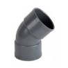 Codo de PVC Presión 125 mm 45º