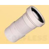 Salida Inodoro 110 mm Flexible Goma Excéntrica