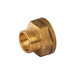 Alargadera Reducción de Latón Hembra - Macho 3/4 x 1/2 Cromado