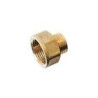 Alargadera Reducción de Latón Hembra - Macho 3/4 x 1/2 Cromado