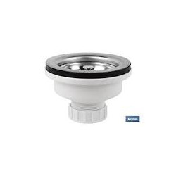 Válvula de Desagüe Cesta 115 mm con Rebosadero Click