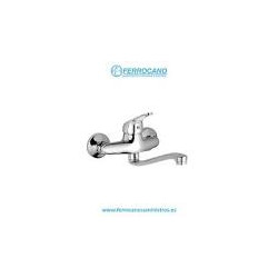 KÄLLA Grifo Monomando Fregadero de Pared Enkel con Caño Bajo