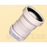 Salida Inodoro 90 mm Excéntrica Superior Larga