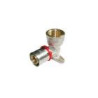 Codo Fitting con Plaqueta 25 mm x 3/4