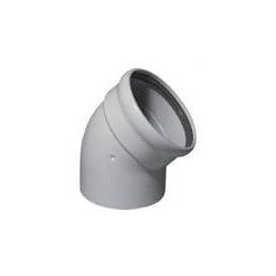 DISMOL Codo de Aluminio 80 mm 45º