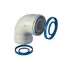 FIG Codo Coaxial 80/110 mm 90º Hembra - Hembra