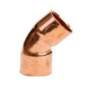 Curva de Cobre 45º Macho - Hembra 10 mm