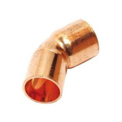 Curva de Cobre 45º Macho - Hembra 28 mm