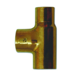 Te Reducida de Cobre 22 x 22 x 18 mm