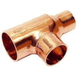 Te Reducida de Cobre 28 x 15 x 28 mm