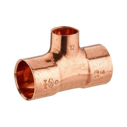 Te Reducida de Cobre 35 x 15 x 35 mm