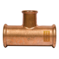 Te Reducida de Cobre 42 x 28 x 42 mm